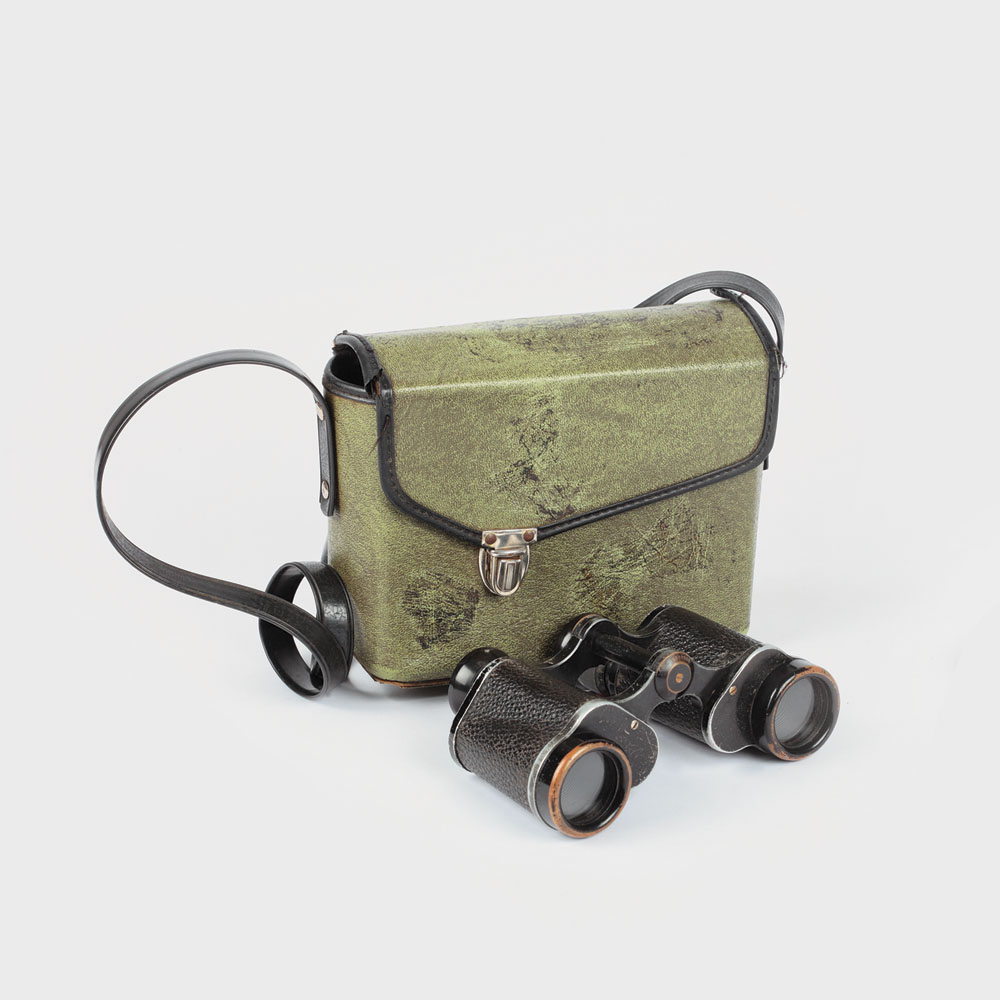 Binoclu militar, în etui original, anii '50