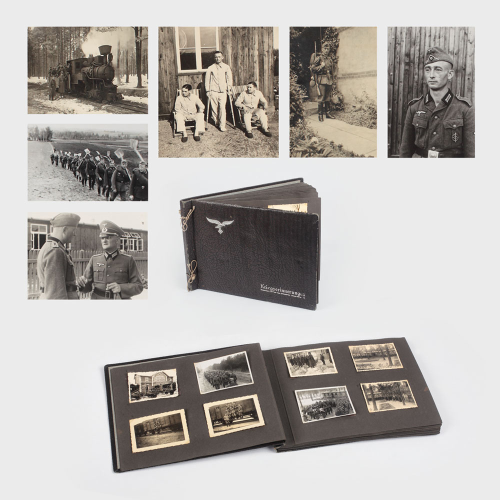 Album cu 133 de fotografii aparținând unui subofițer german cantonat în România, 1940-1941