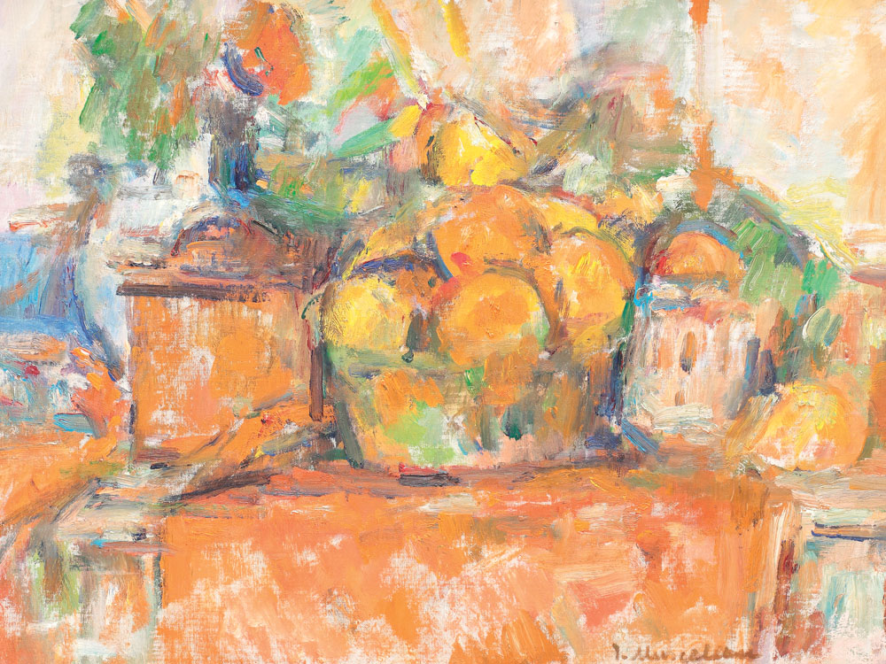Still life with oranges