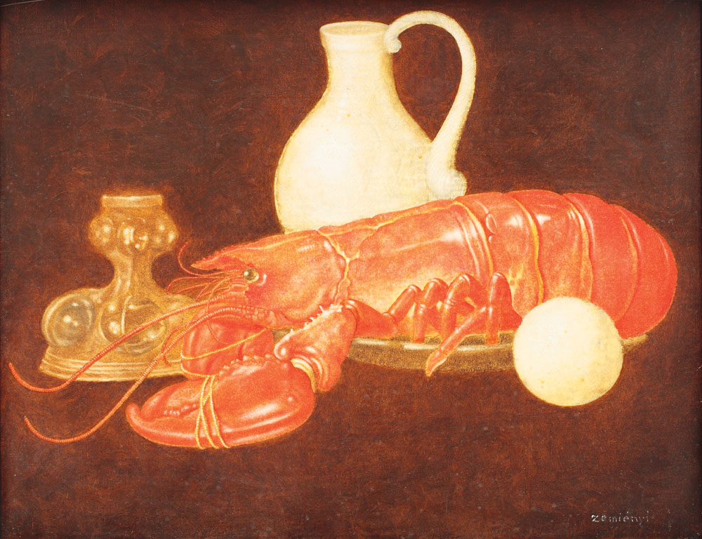 Still life with lobster