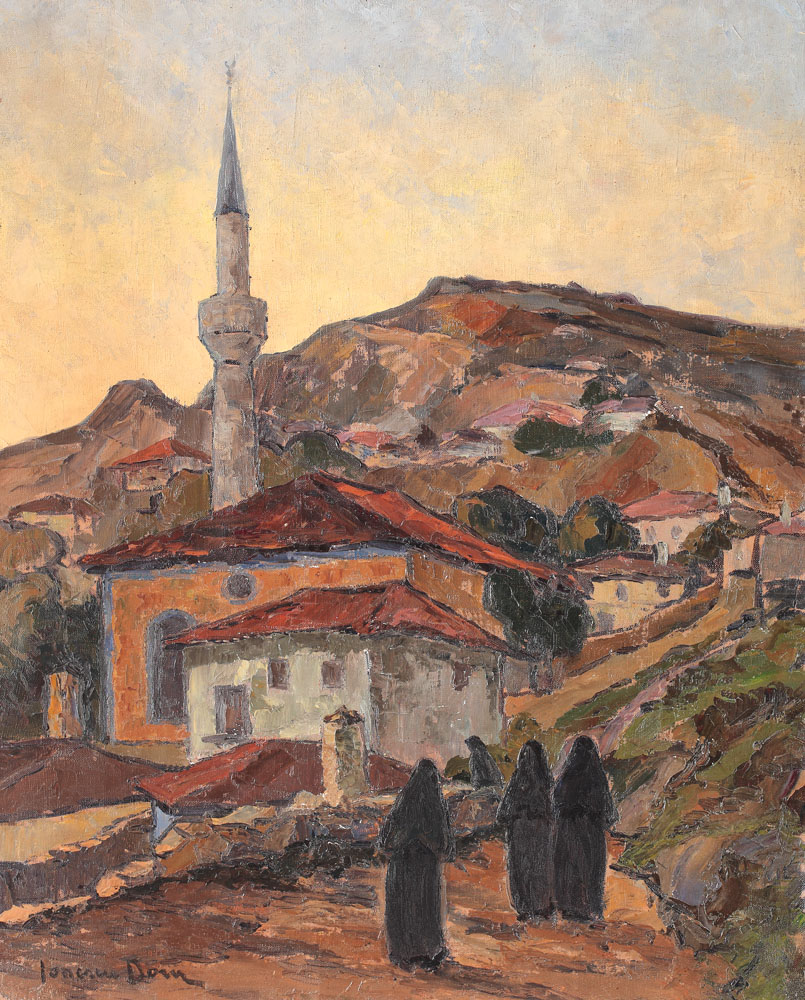 Scenă de seară la Balcic