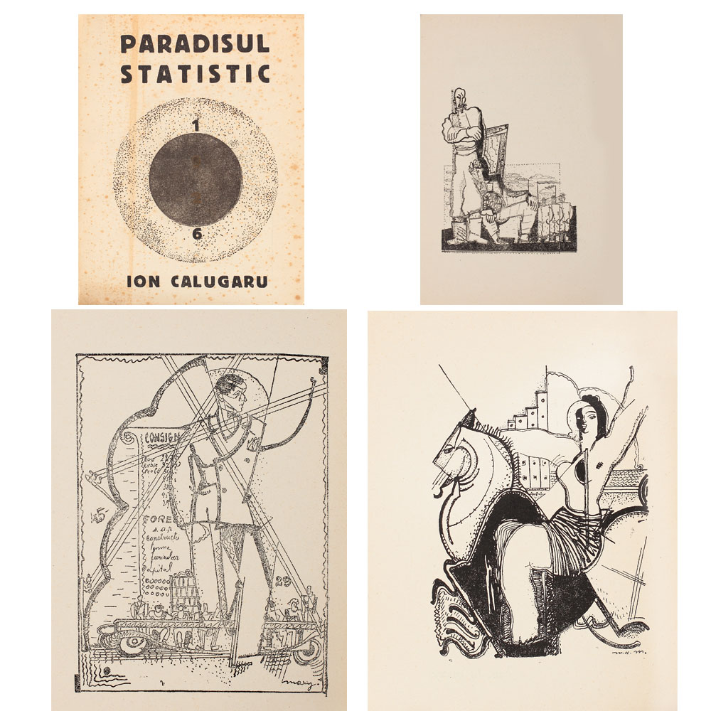 Ion Călugăru, 'Paradisul statistic', București, 1926, cu 5 desene de M. H. Maxy