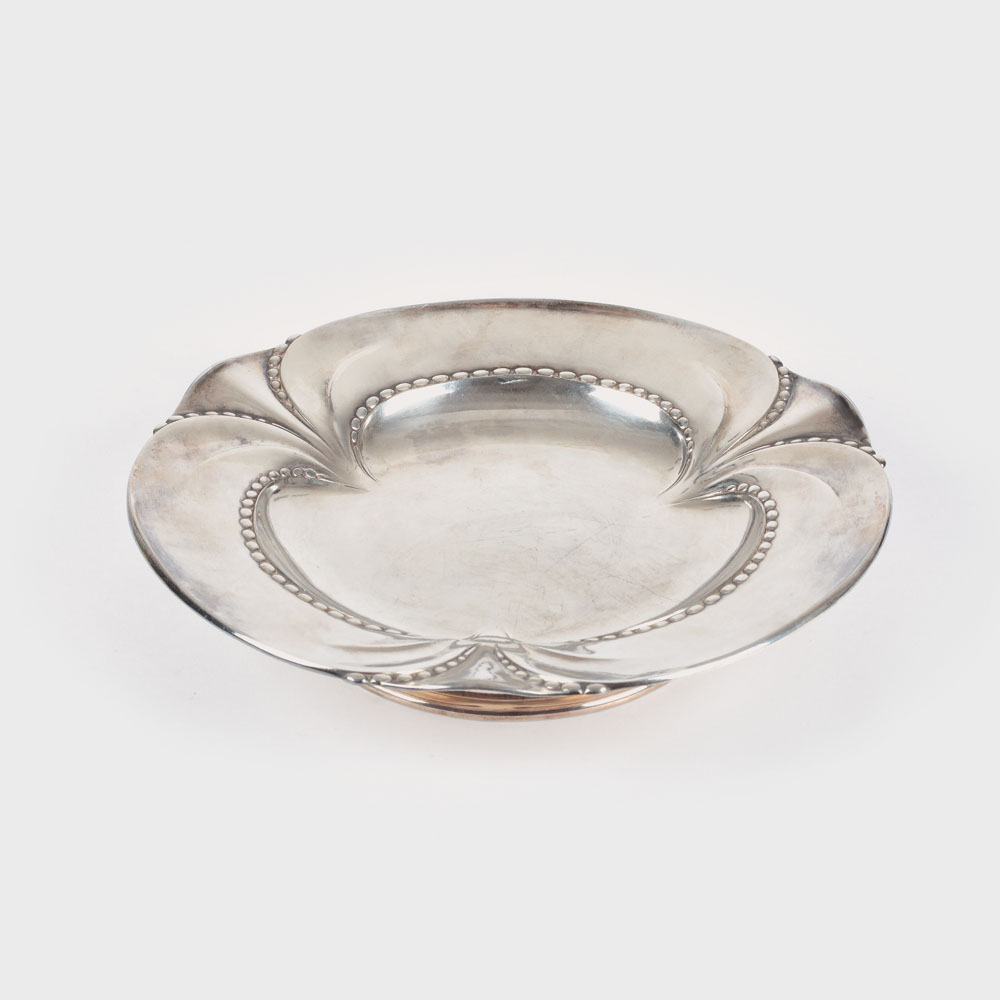 Fructieră Art Deco argintată Cristofle, anii '20