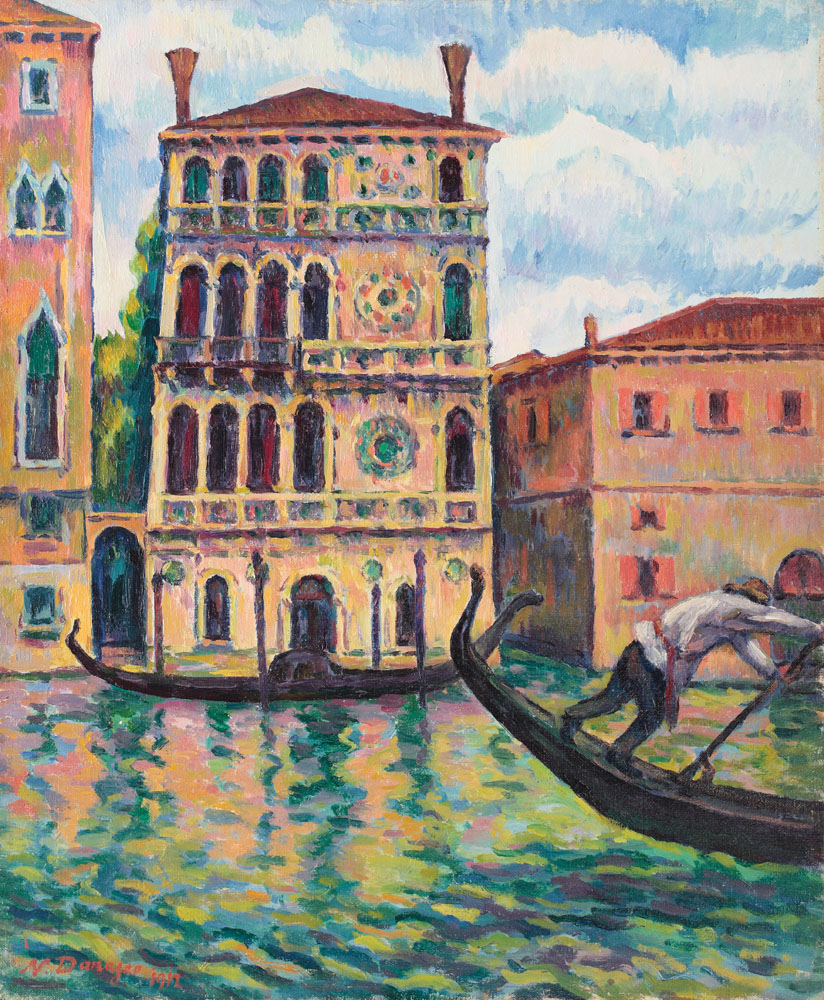 Gondole la Veneţia (Palazzo Dario)