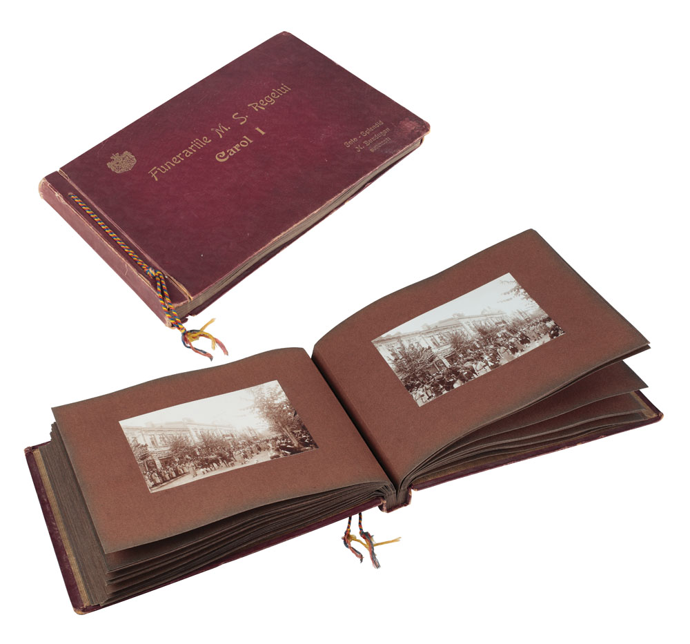 Album de fotografii, funeraliile regelui Carol I, 57 piese