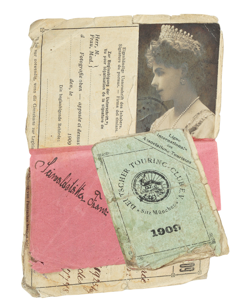 Carnetul de conducere al principesei Maria, 1909 (restaurabil)