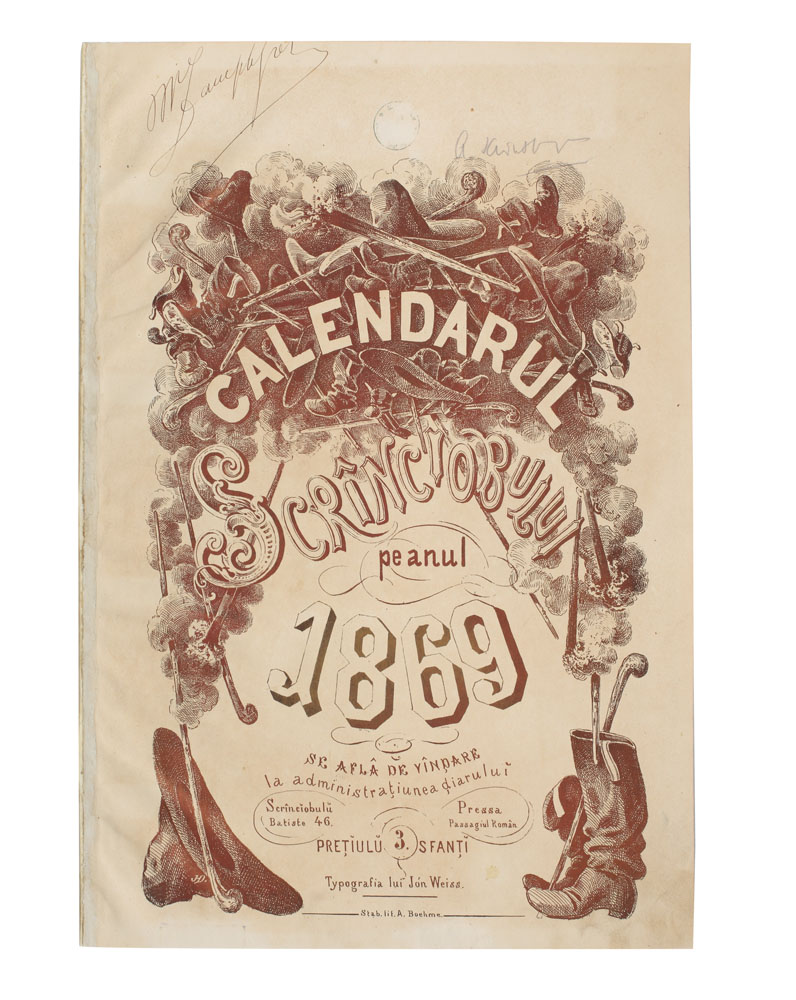 Calendarul "Scrânciobului", 1869