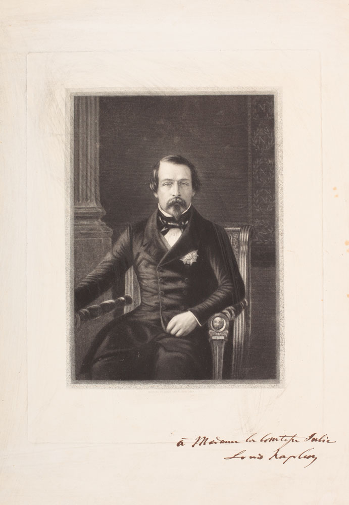 Portretul lui Ludovic Napoleon, președinte al Franței și viitor împărat Napolen al III-lea