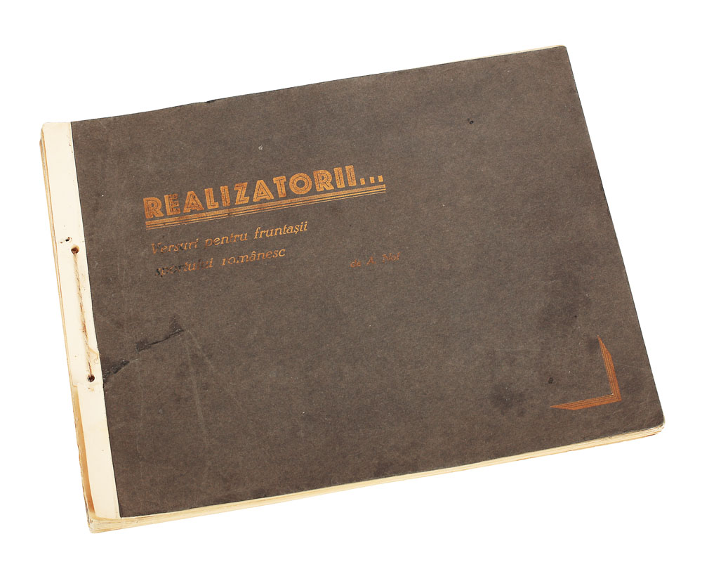 Album "REALIZATORII...versuri pentru fruntaşii sportului românesc", 1930