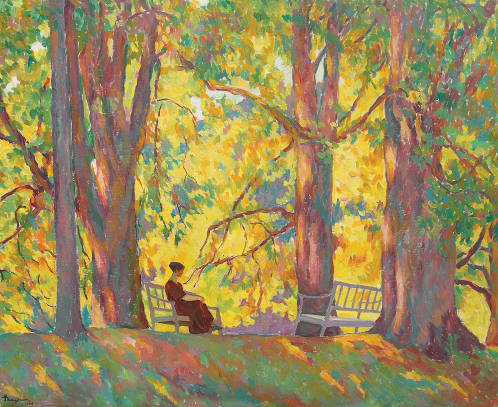Femeie în parc