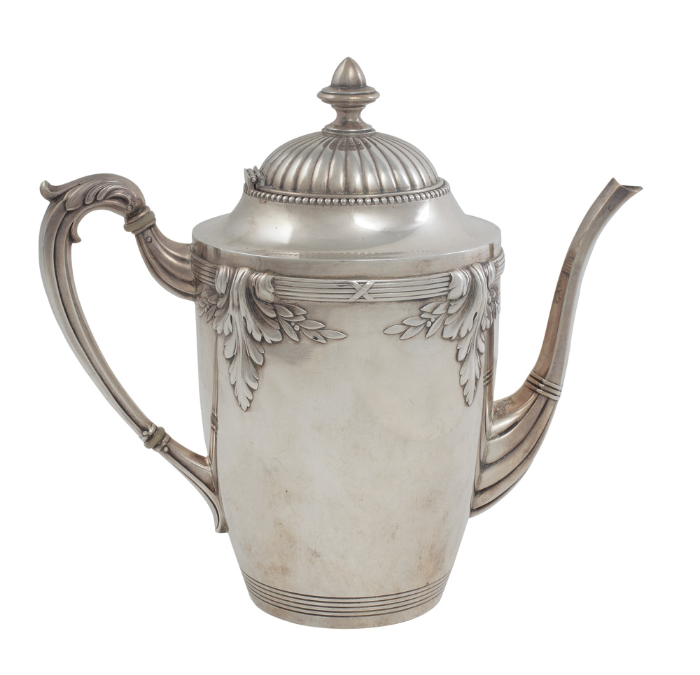 Ceainic din argint, decorat în manieră Louis XVI, cca 1930