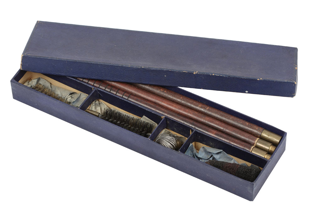 Set întreţinere armă de vânătoare, în cutie originală, 1900