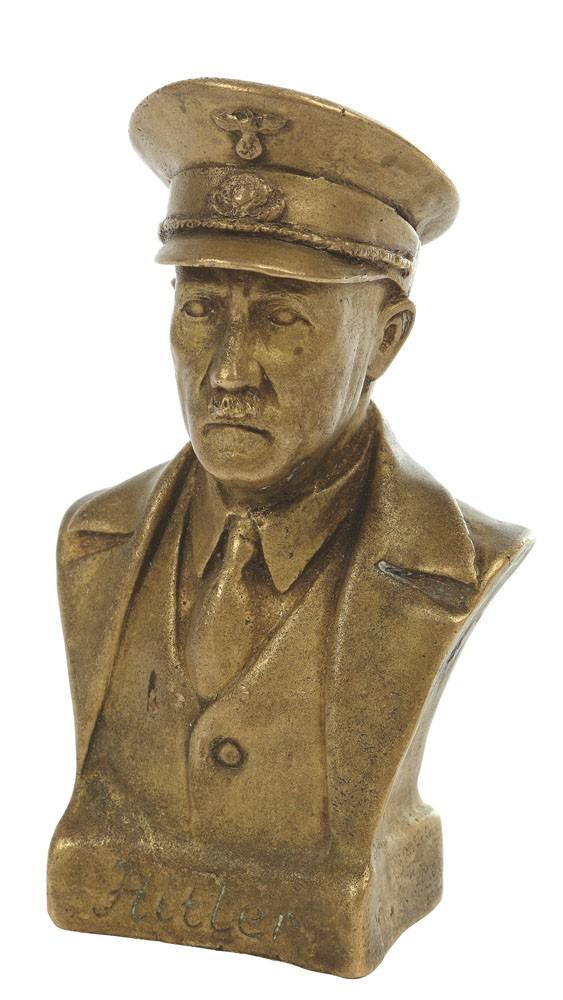 Bust Adolf Hitler, din bronz