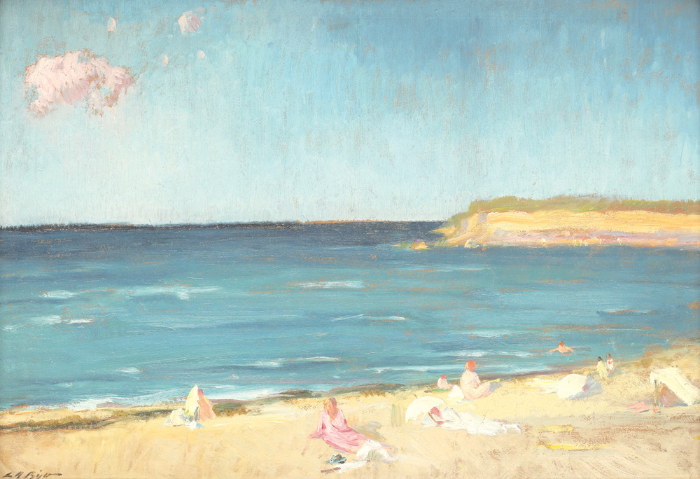 La plajă