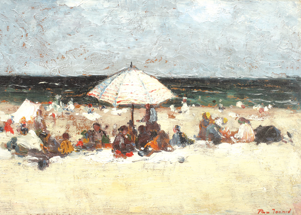 La plajă
