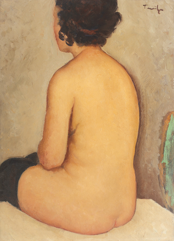Nud cu spatele