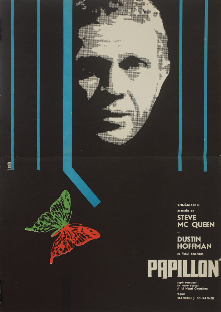 Afişul filmului "Papillon" - 1973