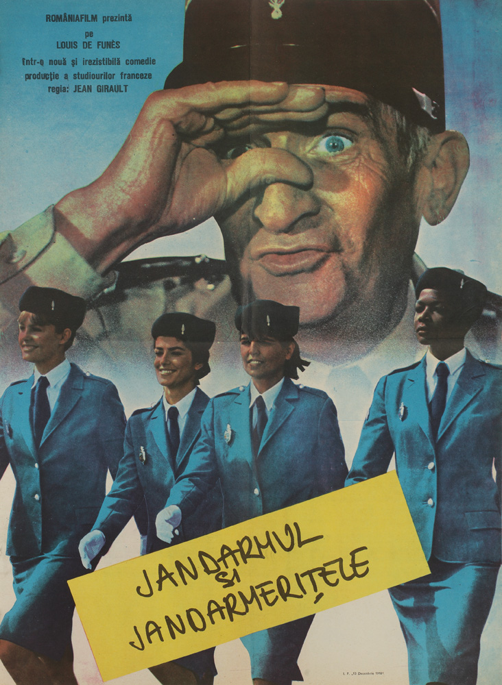 Afişul filmului "Jandarmul şi jandarmeriţele" - 1982