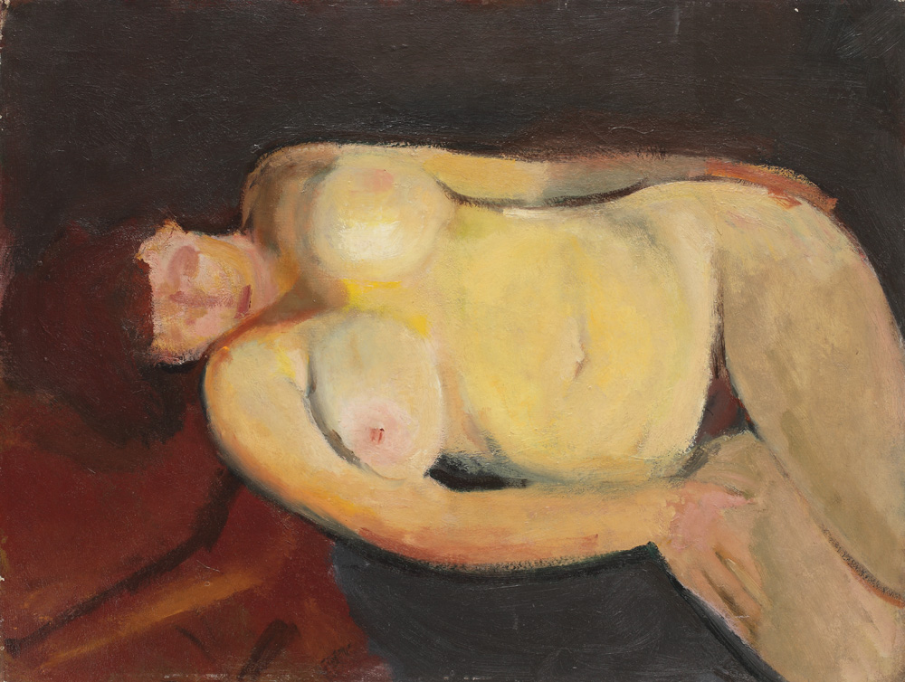 Nud dormind