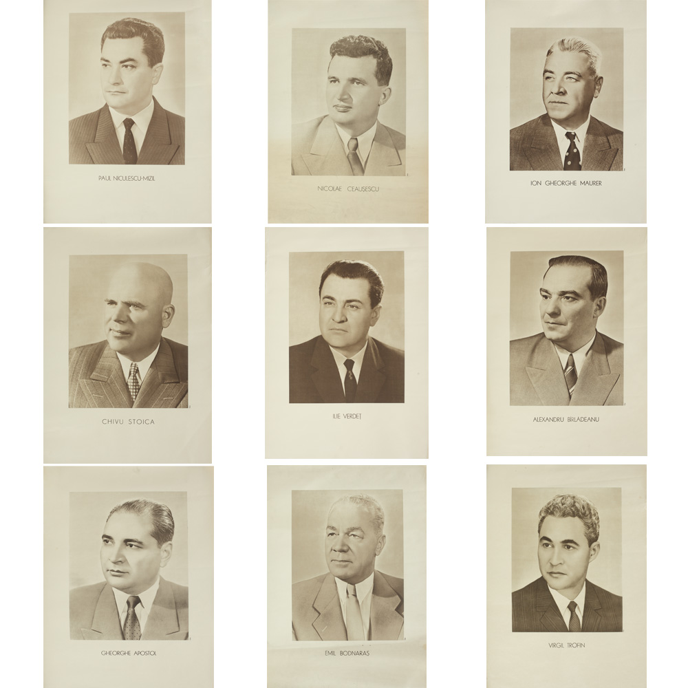 Portretele fotografice de protocol ale principalilor lideri comuniști din perioada stalinistă, 1965-1968