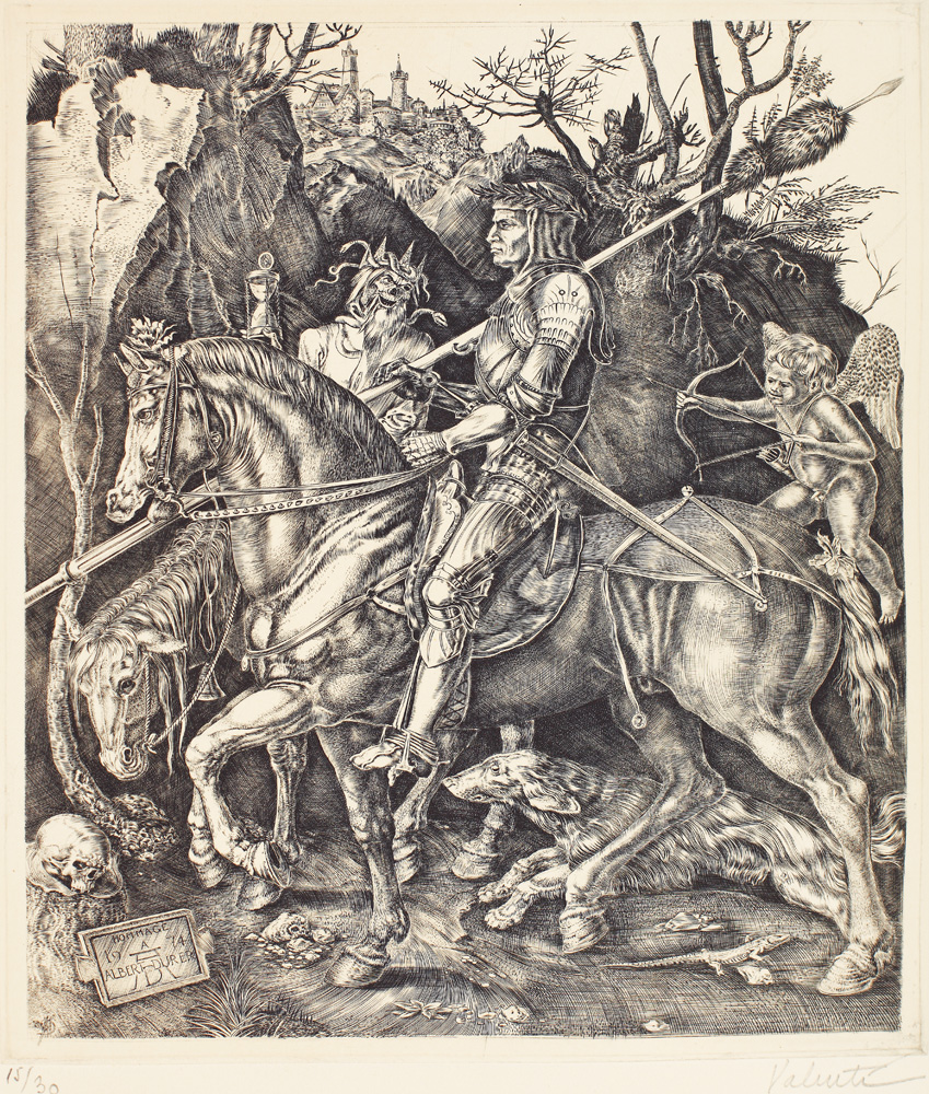 Omagiul lui Durer (Cavalerul, moartea şi diavolul)