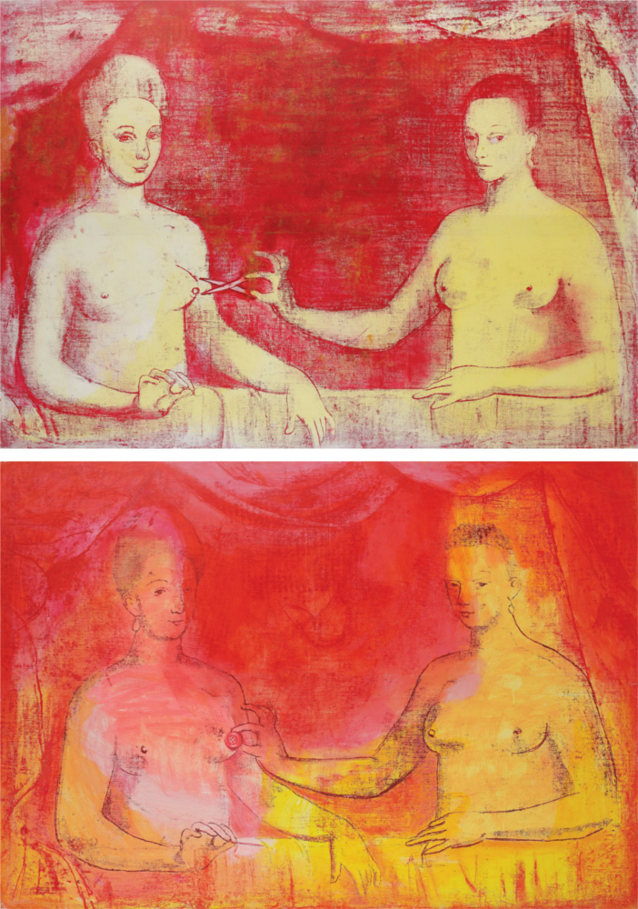 D' Este and her sister