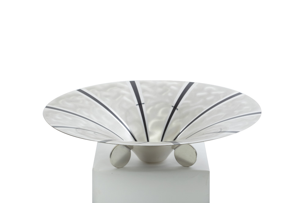 Surtout-de-table WMF, decorat cu email și argintare, cca 1930