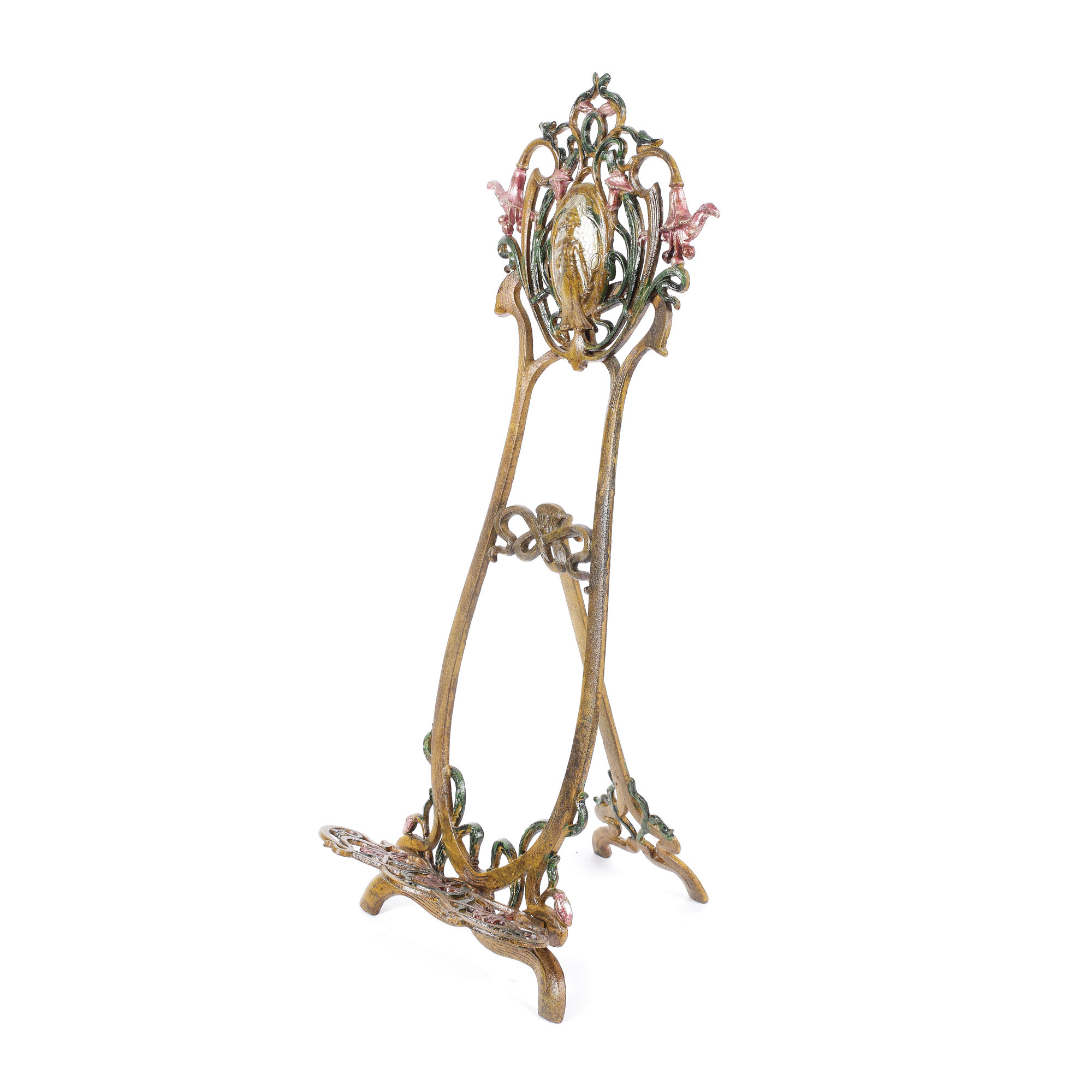 Șevalet decorativ, în manieră Art Nouveau