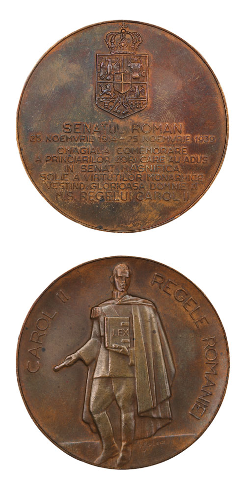 Medalia Senatului Român, sculptată de Ion Jalea, 1939