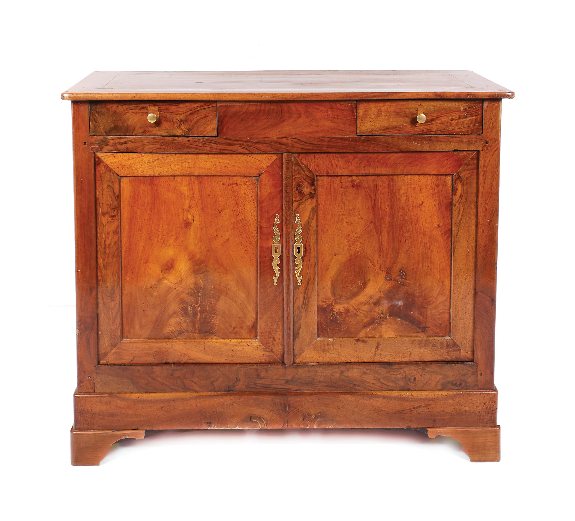 Comodă Biedermeier, din lemn de nuc, sfârșitul sec. XIX, provine din colecția Prințului Ghica