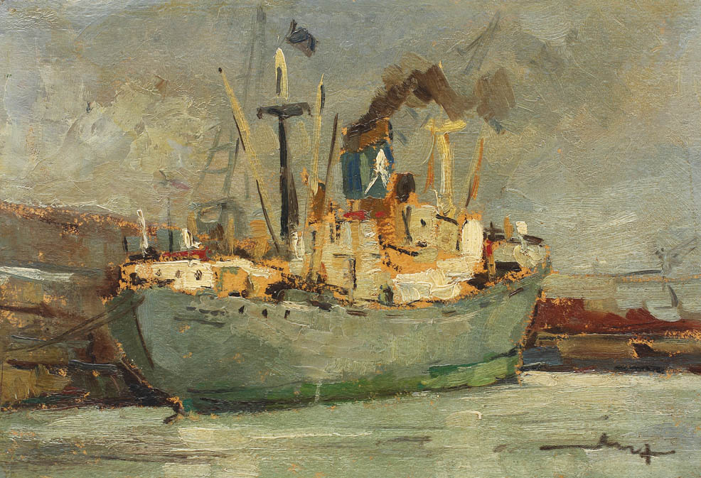 În port