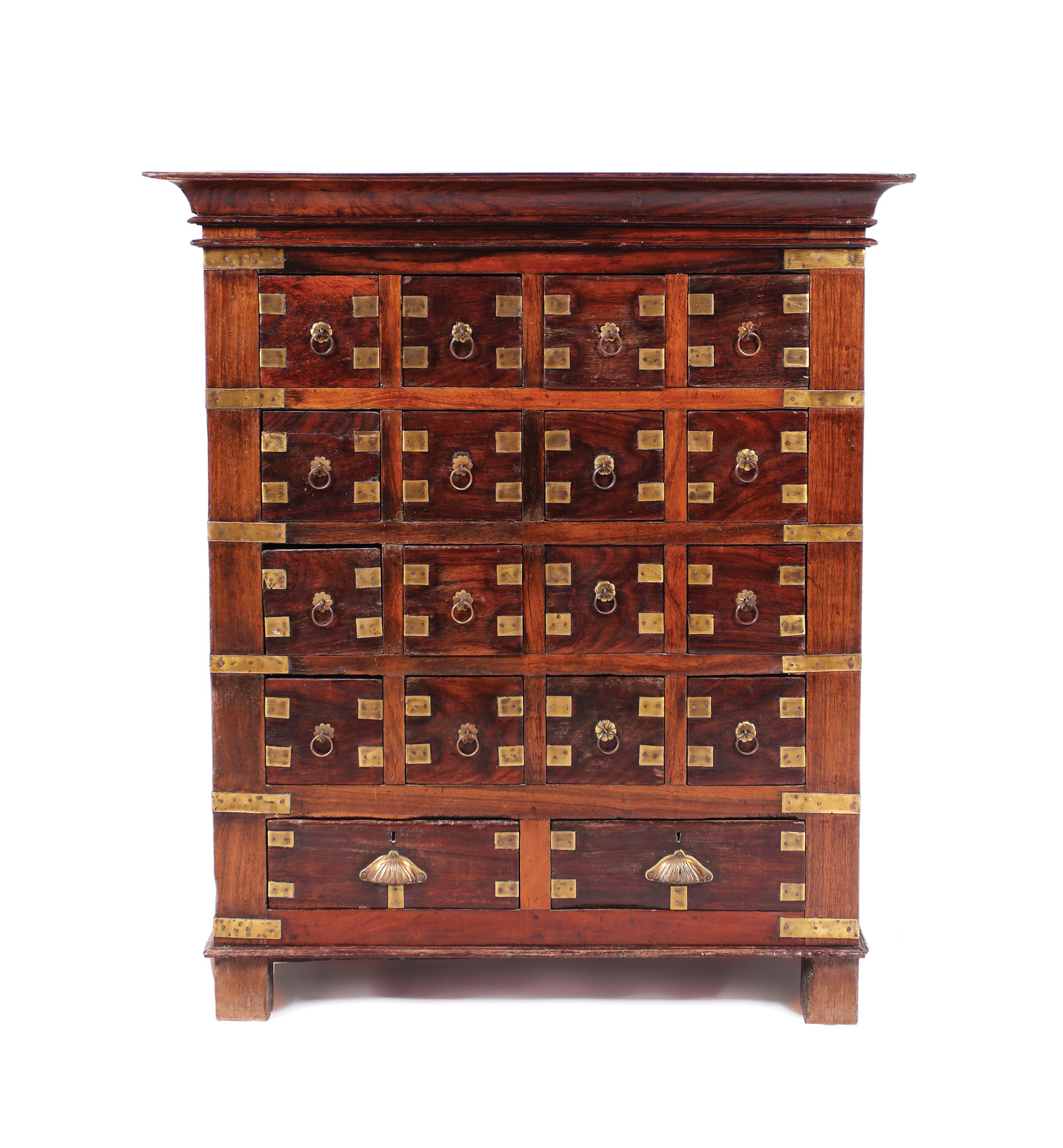 Cabinet Sezession de apotecar, din lemn de nuc, cca. 1910-1920