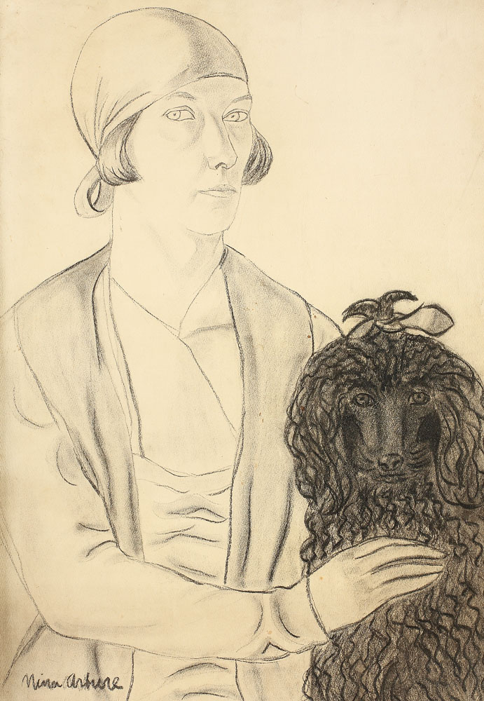 Autoportret cu pudel