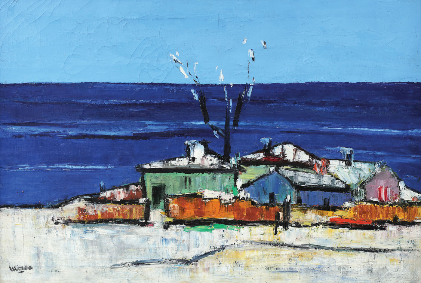 Houses on the Seaside