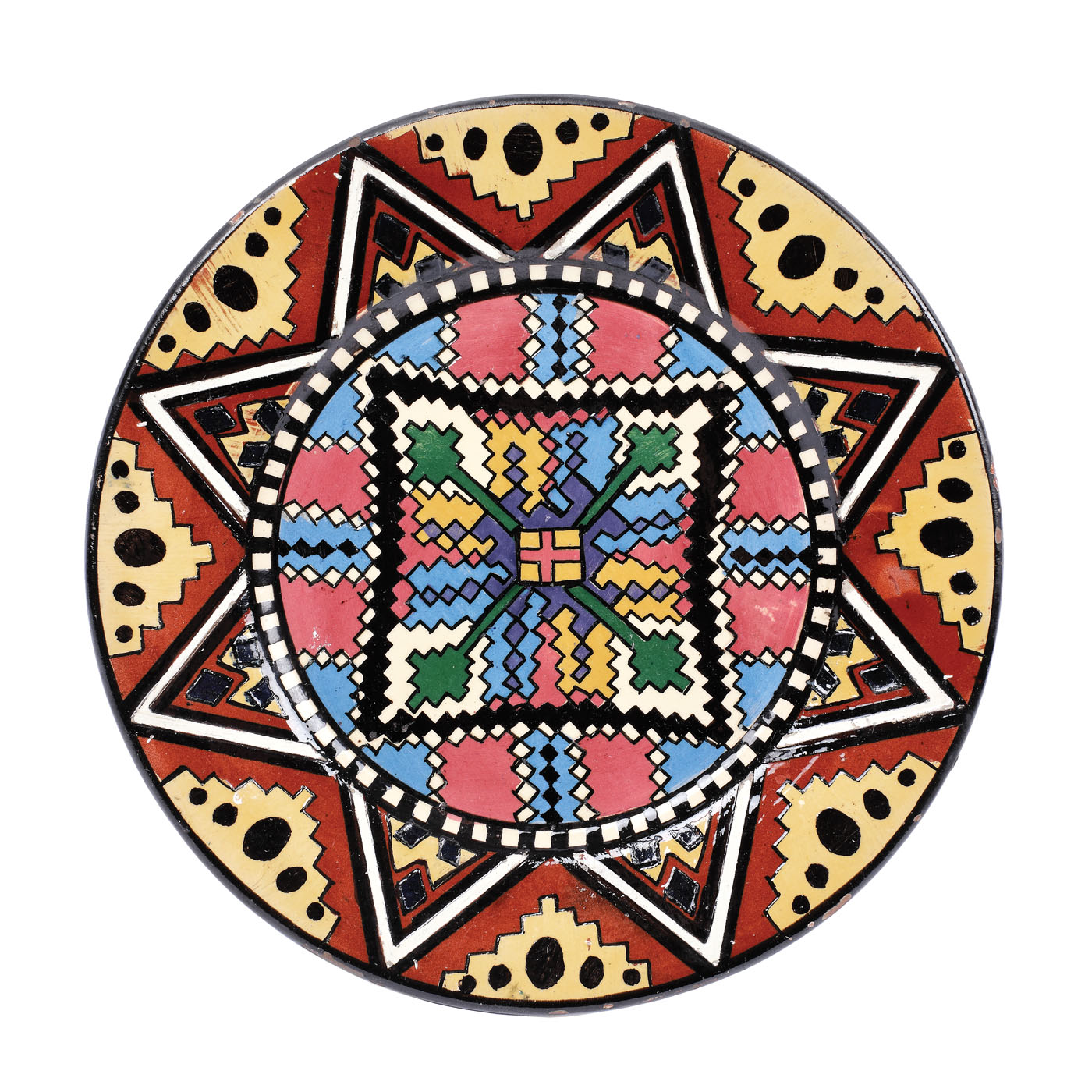 Farfurie decorativă, manufactura fraţilor Tompa, Turda, cca. 1925