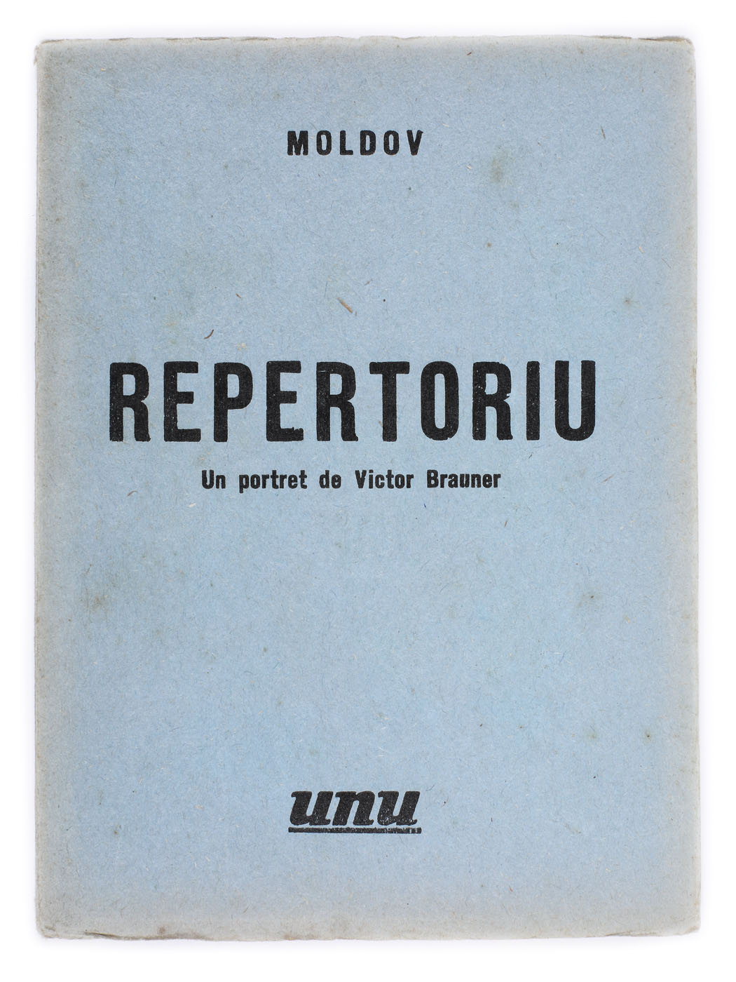 ”Repertoriu”, de Moldov (Marcu Taingiu / Mac Tobacco), București, 1935, cu un portret de Victor Brauner