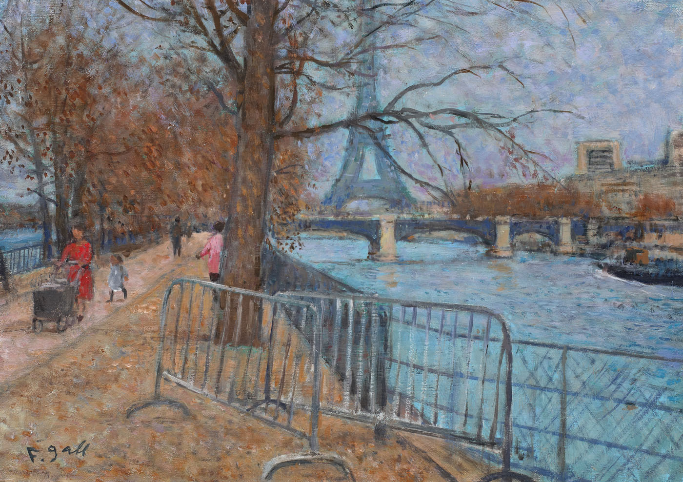 Senne towards the Eiffel Tower