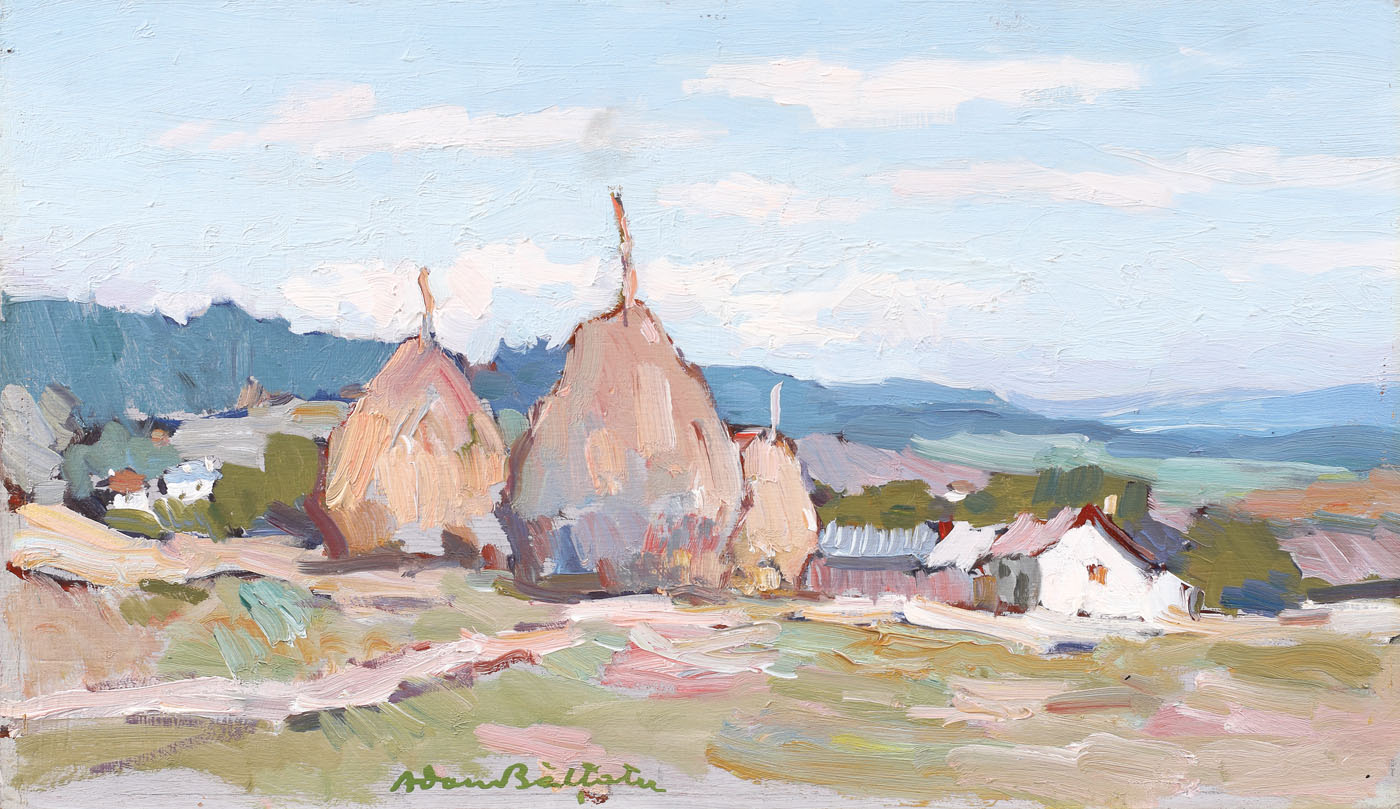 Haystacks at Văratec