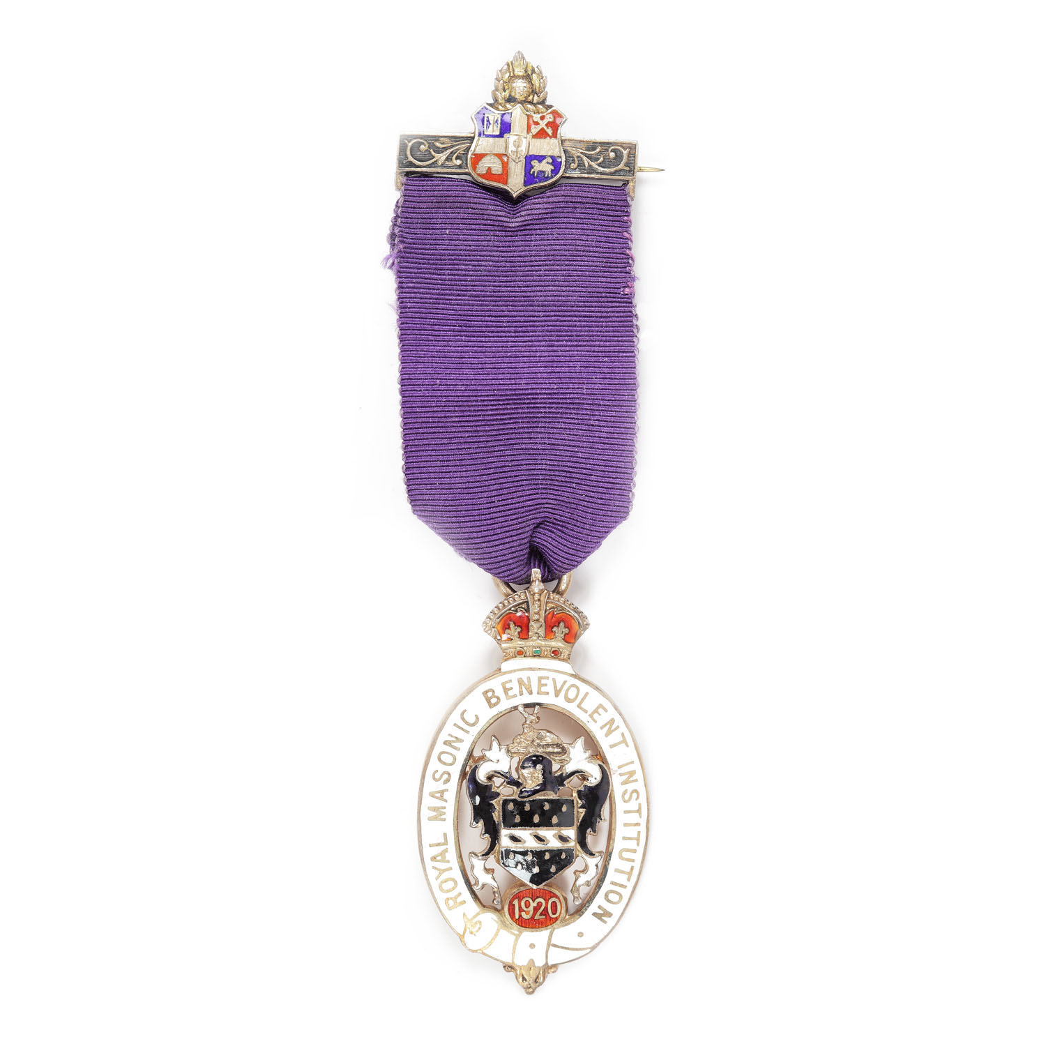 Ordin masonic din argint al ”Royal Masonic Benevolent Institution”, 1920
