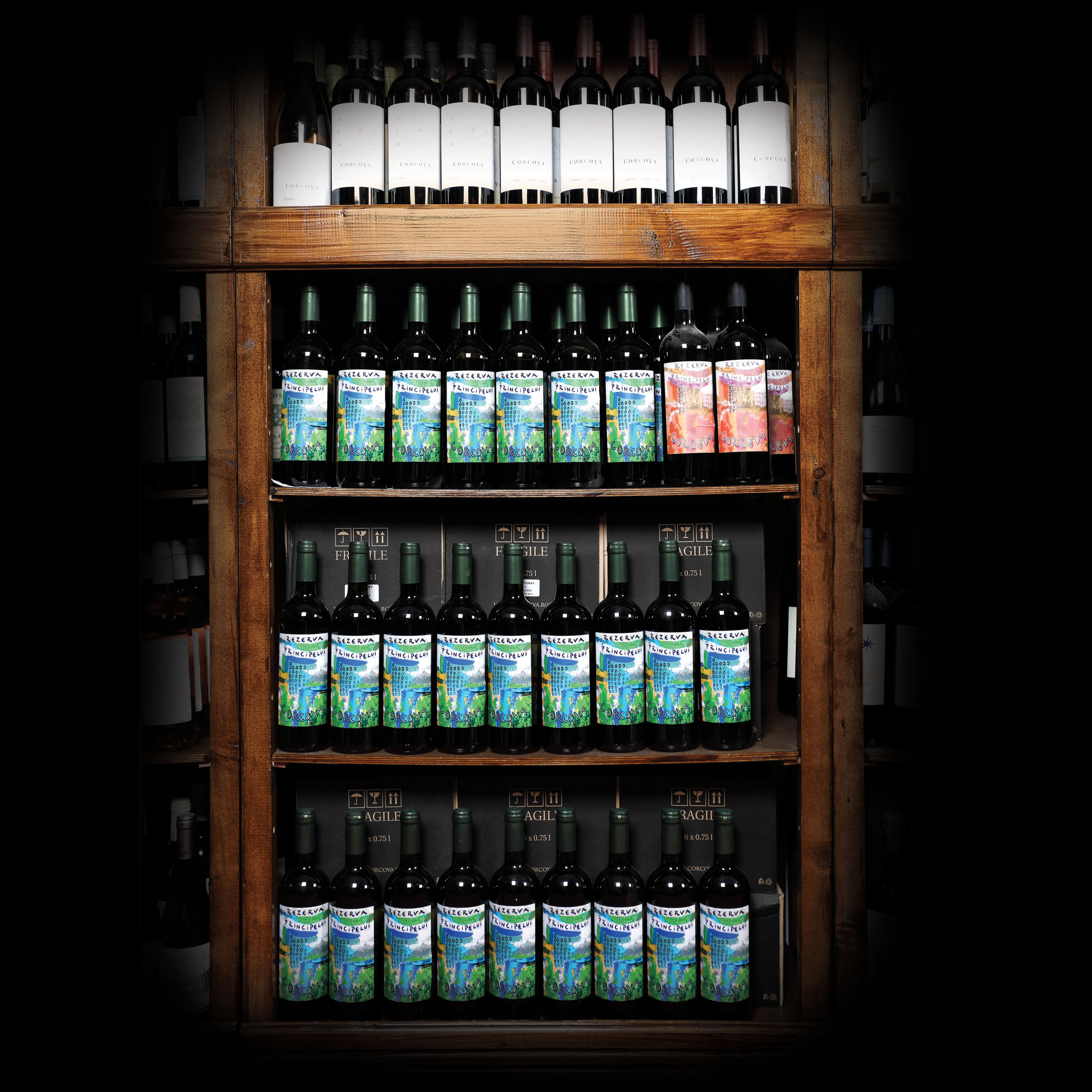 Lot de 171 de vinuri Corcova, anii 2009-2016