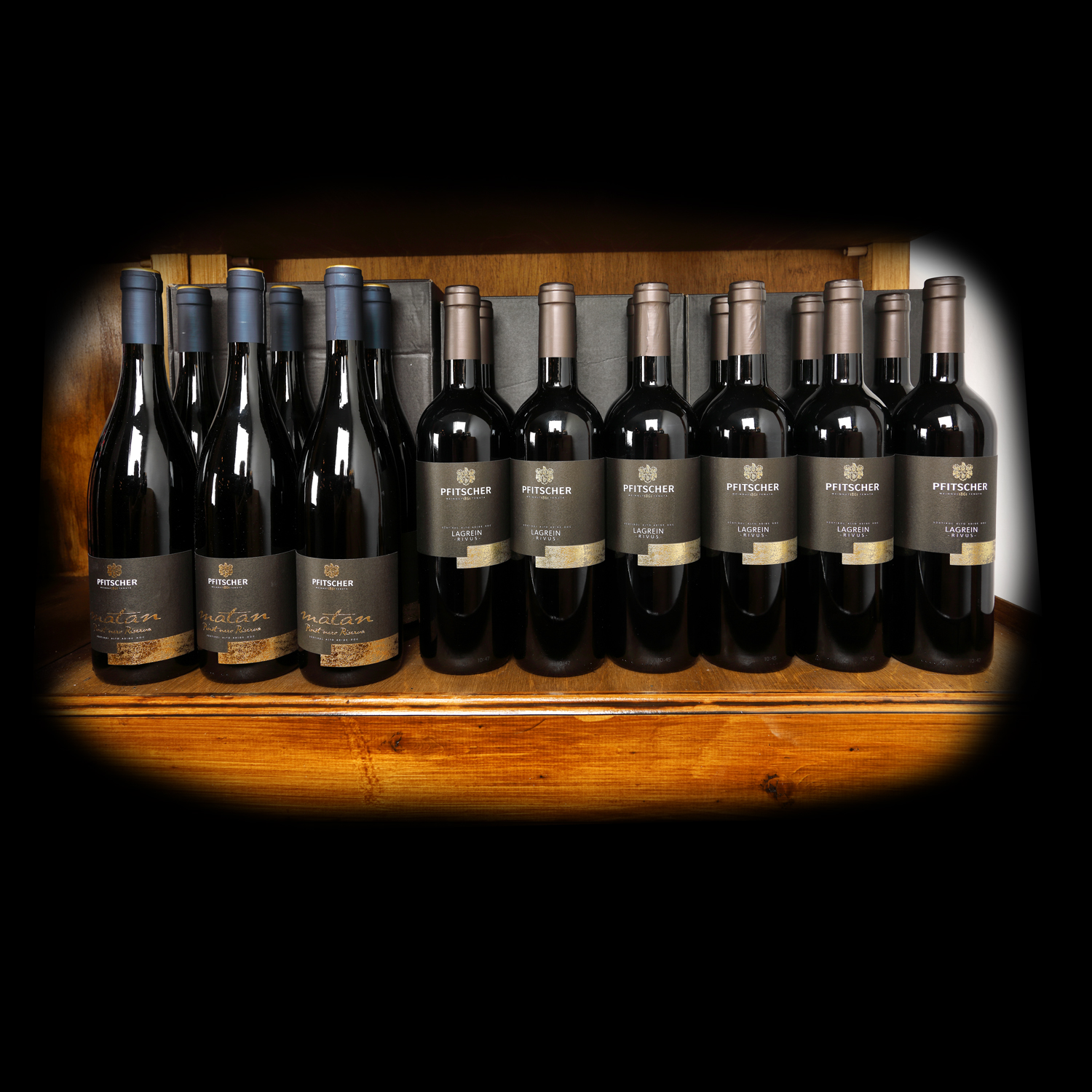 Lot de vin din Tirolul de Sud, Pfitscher, 2015-2017, 18st x 75cl