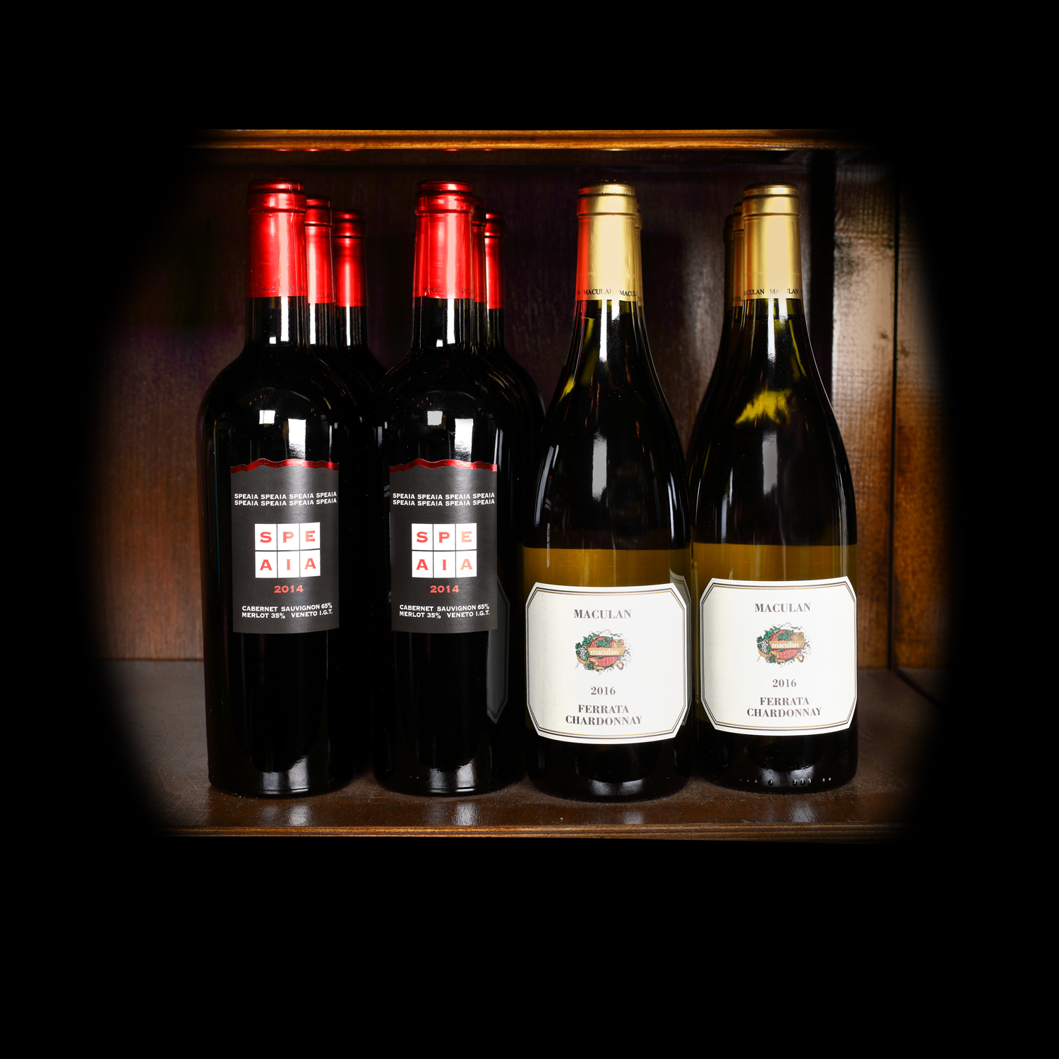 Lot de vin din zona Veneto, Maculan, anii 2014-2016, 12st x 75cl