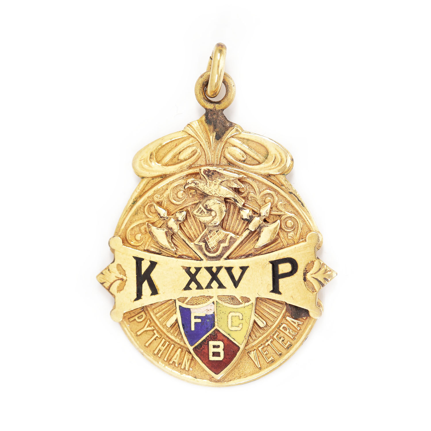 Ordin masonic prezentat lui R.F. Ligon de către loja ”Central” nr. 9, 1921