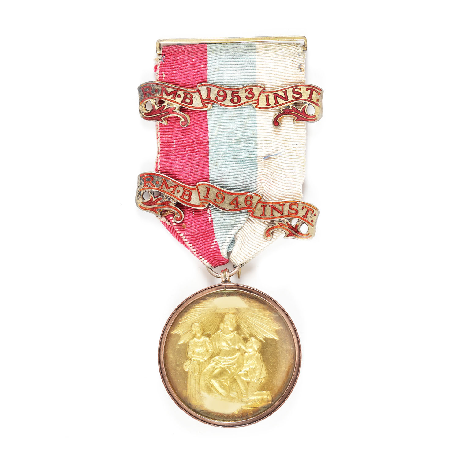 Ordin masonic al "Cheshire Masonic Charities", prezentat lui G.H. Rissen pentru serviciul adus în funcția de Steward în anii 1925, 1936 și 1940