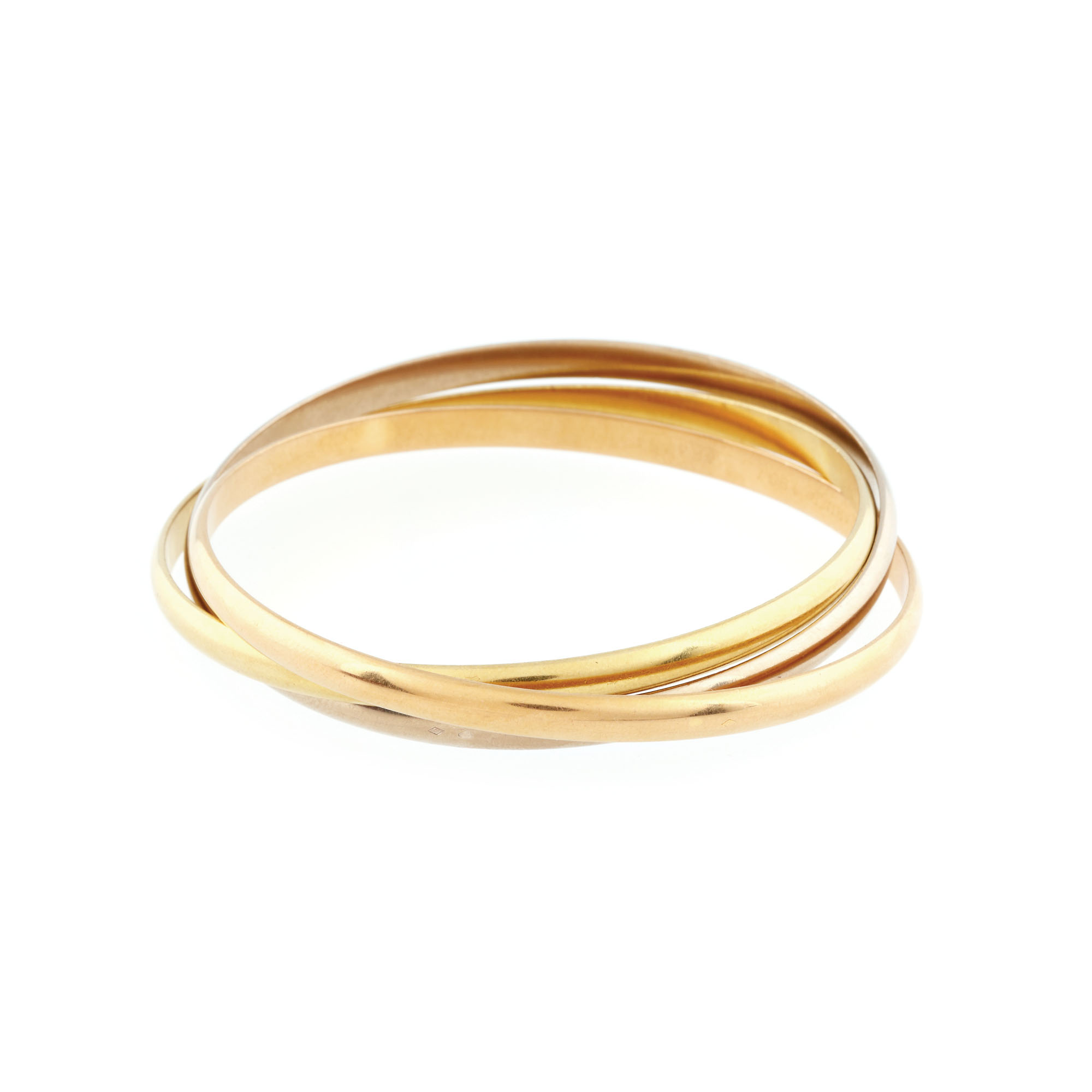 Brățară Cartier Trinity, din aur în trei culori, provine din colecția creatoarei de modă Romanița Iovan