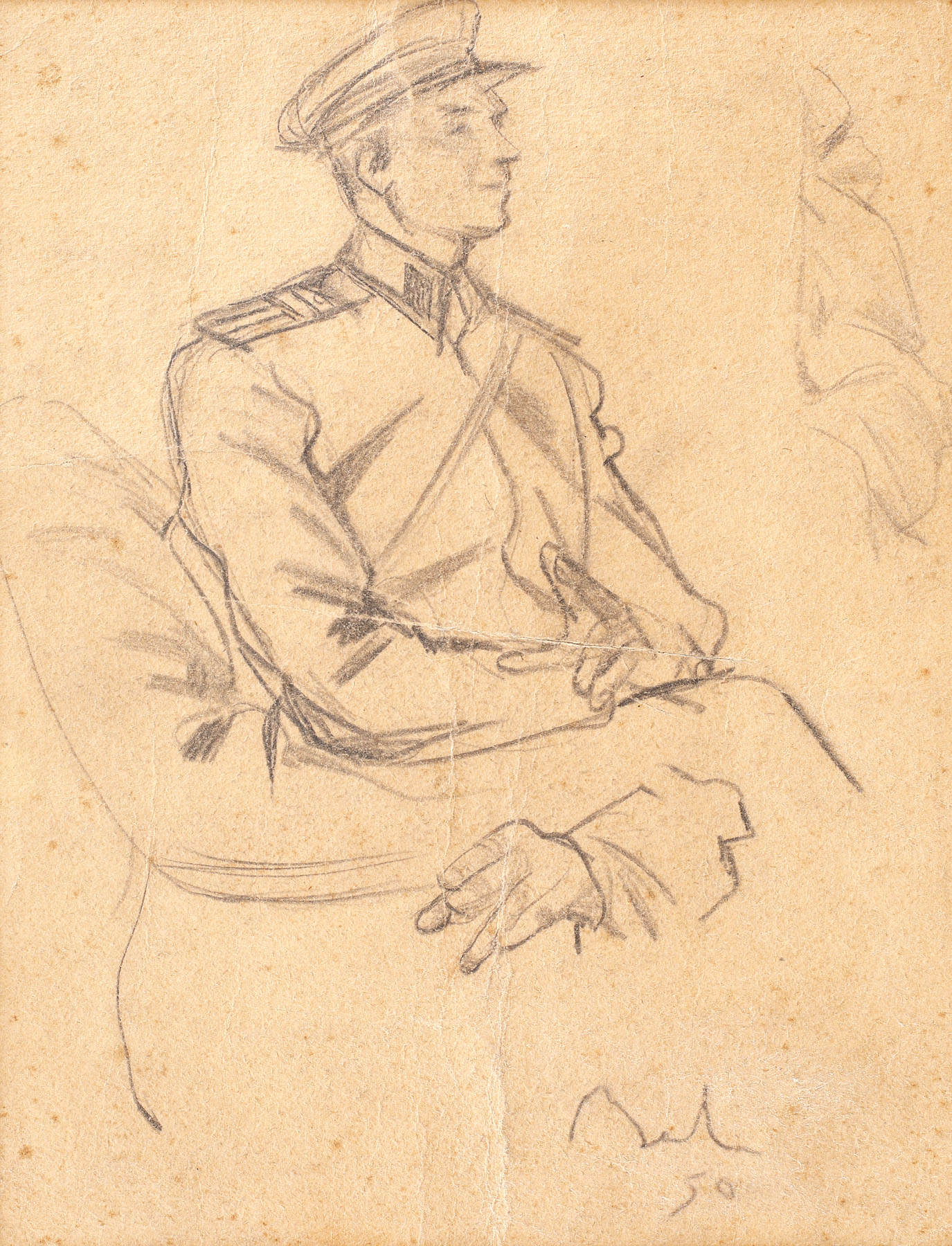 Studiu de soldat