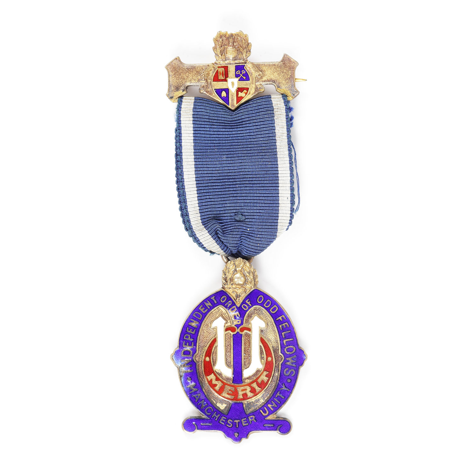 Ordin masonic din argint aurit al "Independent Order of Oddfellows", prezentat lui J. Stephenson, 1932