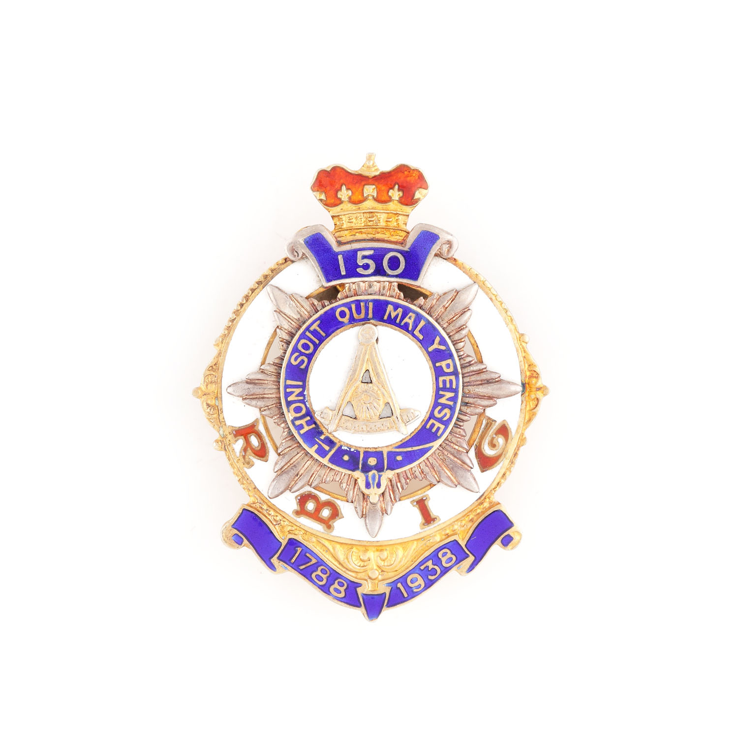 Ordin masonic din argint aurit al ”Royal Masonic Institution For Girls”, 1938
