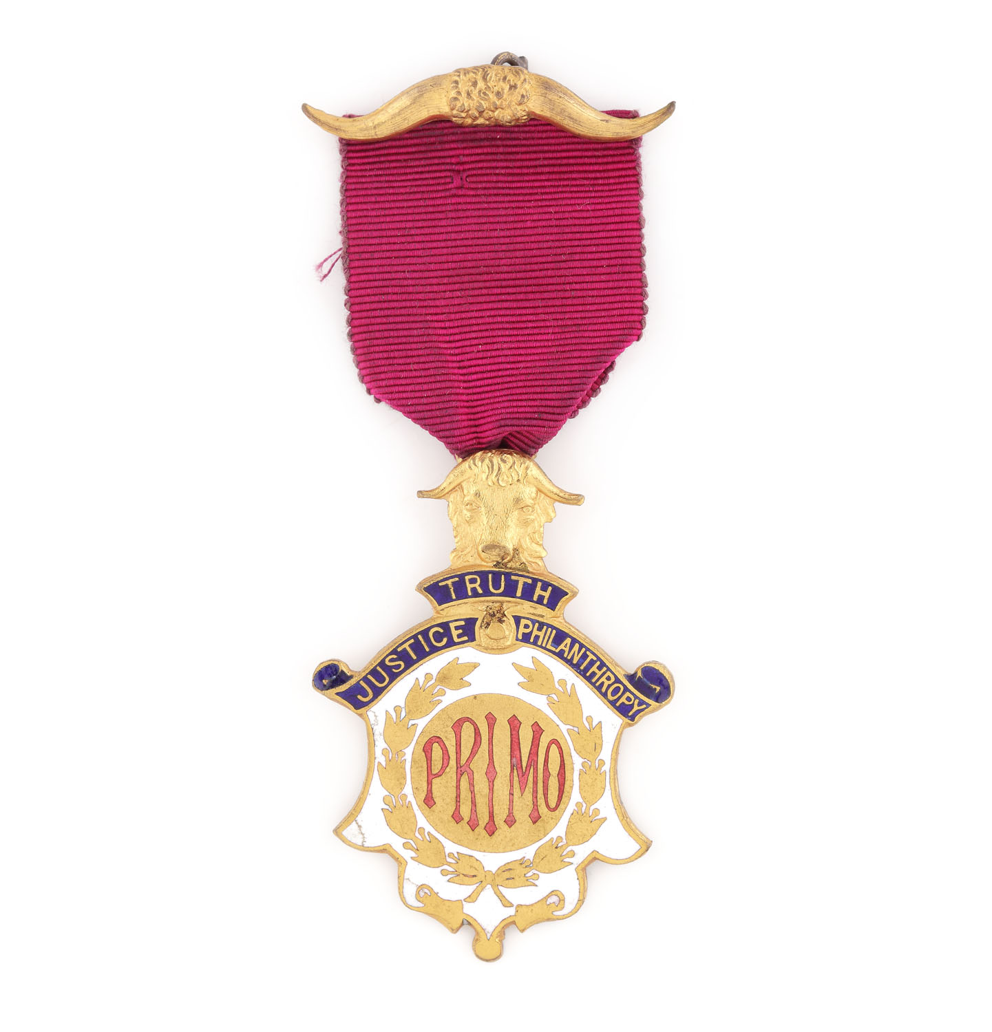 Ordin masonic al ”R.A.O.B.”, prezentat lui J.H. Ashworth de către loja ”Royal” nr. 178, Oldham, 31 mai 1906