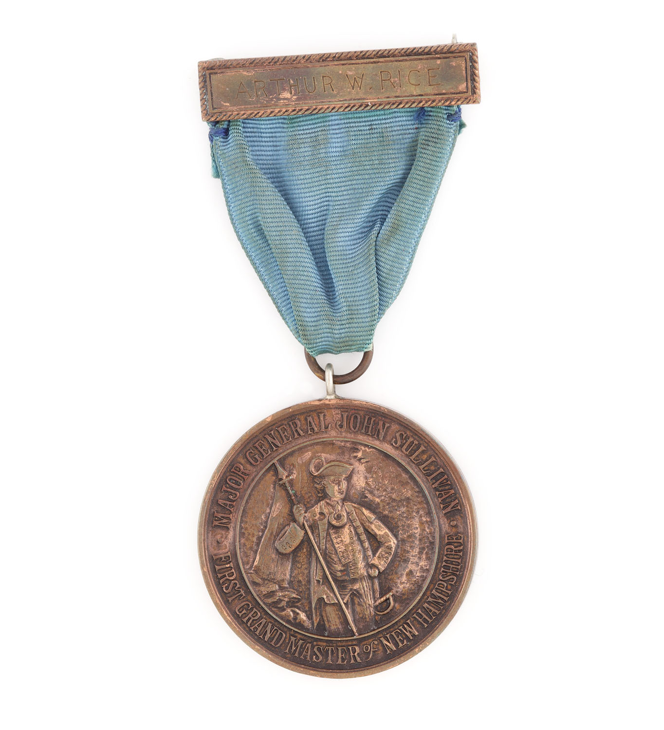 Masonic order presented to Arthur W. Rice